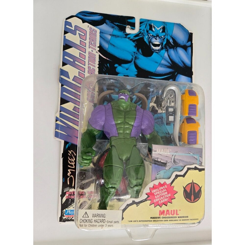 Wild C.A.T.S. Covert Action Teams Maul W/Trading Card 1994‎